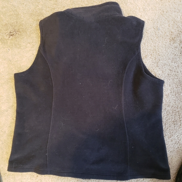 Columbia Womens Benton Springs Black Full Zip Fleece Vest 2X - Picture 8 of 12